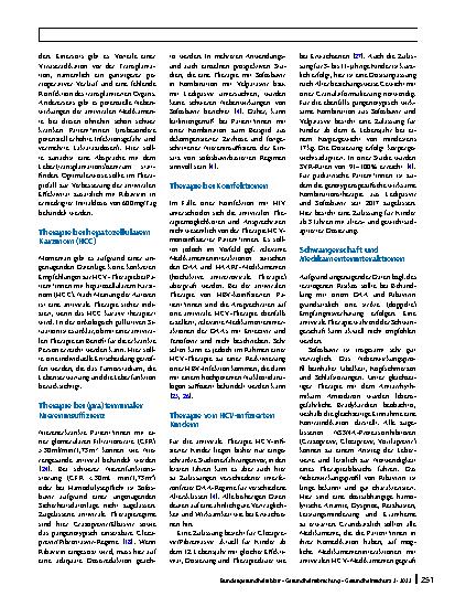 Vorschauseite 6: Behandlung von Hepatitis-C-Infektionen im Zeitalter direkt wirkender antiviraler Medikamente (DAAs)