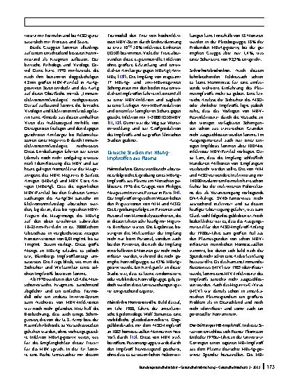 Vorschauseite 4: Hepatitis-B-Impfstoffe – Geschichte, Erfolge, Herausforderungen und Perspektiven