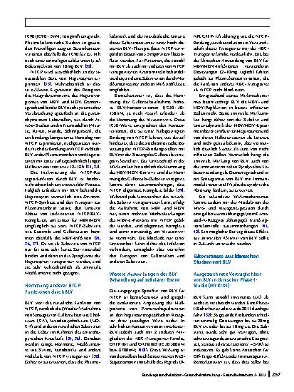 Vorschauseite 4: Bulevirtide als erster spezifischer Wirkstoff gegen Hepatitis-D-Virusinfektionen – Mechanismus und klinische Wirkung