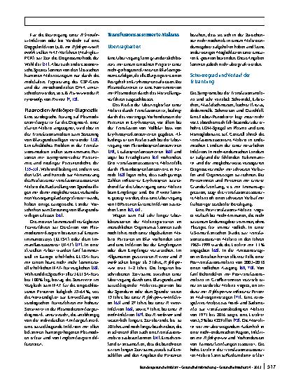 Vorschauseite 6: Malaria