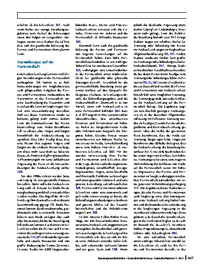 Vorschauseite 2: Partnerschaftliche und familiäre Aspekte bei Krebserkrankungen