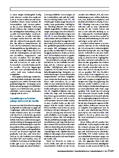 Vorschauseite 4: Partnerschaftliche und familiäre Aspekte bei Krebserkrankungen