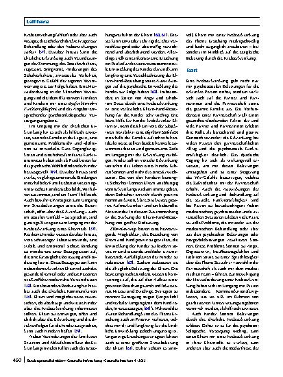 Vorschauseite 5: Partnerschaftliche und familiäre Aspekte bei Krebserkrankungen