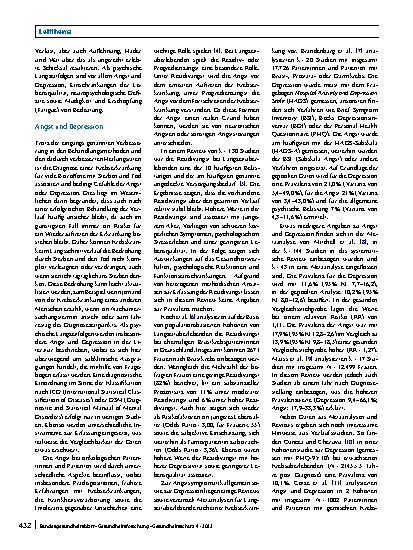 Vorschauseite 2: Psychische Langzeitfolgen von Krebserkrankungen
