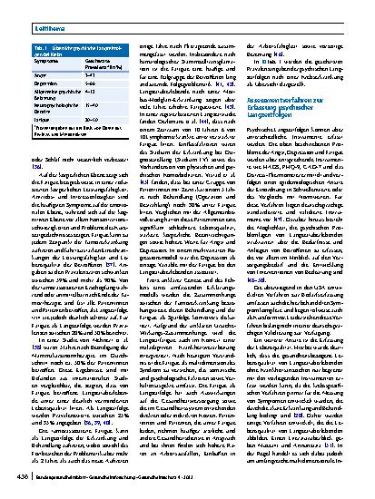 Vorschauseite 6: Psychische Langzeitfolgen von Krebserkrankungen