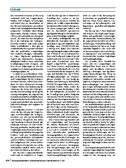 Vorschauseite 2: Survivorship als neue Herausforderung für die Versorgung