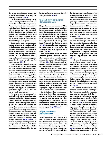 Vorschauseite 4: Langfristige körperliche und psychische Folgen chronischer Nierenerkrankungen