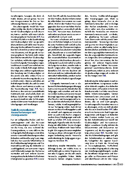Vorschauseite 5: Vertrauen als Grundlage einer erfolgreichen institutionellen Risikokommunikation