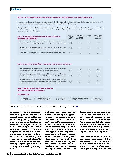 Vorschauseite 4: Die informierte Entscheidung als Ziel von evidenzbasierten Gesundheitsinformationen: Das Beispiel Krebsfrüherkennung