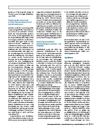 Vorschauseite 4: Potenzielle Auswirkungen erhöhter Alkoholsteuern auf die alkoholbedingte Krankheitslast in Deutschland: Eine Modellierungsstudie