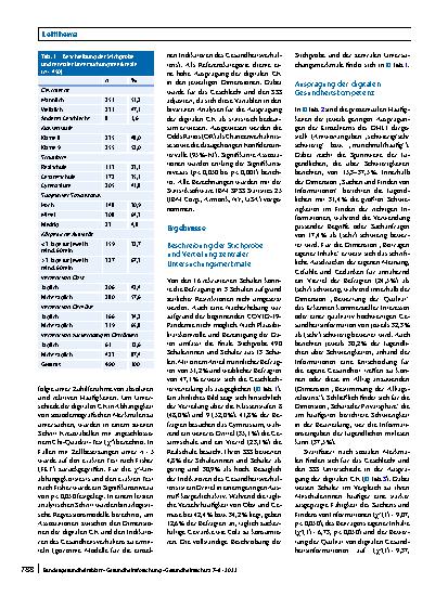 Vorschauseite 5: Digitale Gesundheitskompetenz von Schülerinnen und Schülern. Ausprägung und Assoziationen mit dem Bewegungsund Ernährungsverhalten