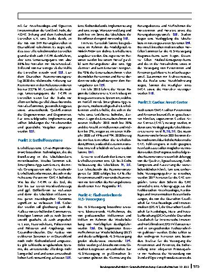 Vorschauseite 4: Die neuen Reanimationsleitlinien 2021 und der hohe Stellenwert der Laienreanimation