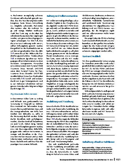 Vorschauseite 6: Notfälle aus Perspektive der Psychosozialen Akuthilfen – Die Arbeit von Kriseninterventionsteams