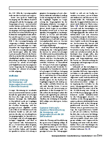 Vorschauseite 4: Nachhaltige Vergütung der B‑Zentren für Seltene Erkrankungen in Deutschland – Status quo und Lösungsansätze