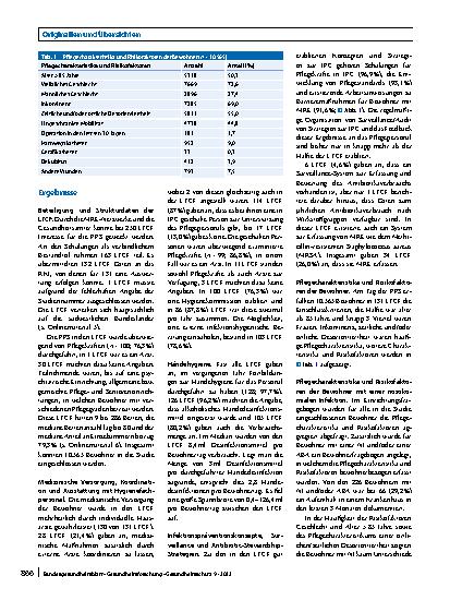 Vorschauseite 4: Nosokomiale Infektionen und Antibiotikaanwendung in Langzeitpflegeeinrichtungen. Deutsche Ergebnisse der dritten europäischen Punkt-Prävalenz-Erhebung HALT-3