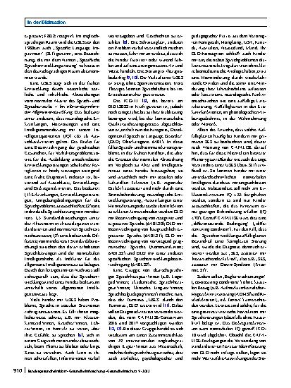Vorschauseite 2: Früherkennung primärer Sprachentwicklungsstörungen – zunehmende Relevanz durch Änderung der Diagnosekriterien?