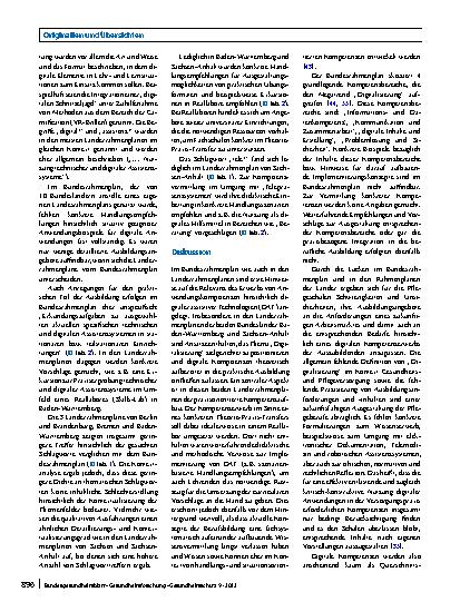 Vorschauseite 6: Vermittlung digitaler Kompetenzen in der Pflegeausbildung – eine Vergleichsanalyse der Rahmenpläne von Bund und Ländern