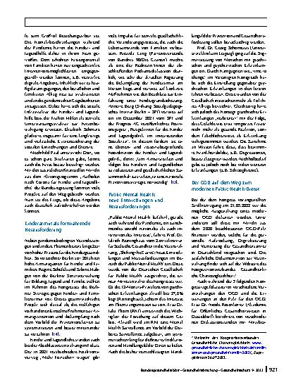 Vorschauseite 5: Der Kongress Armut und Gesundheit 2022 vor dem Hintergrund der aktuellen Krisen