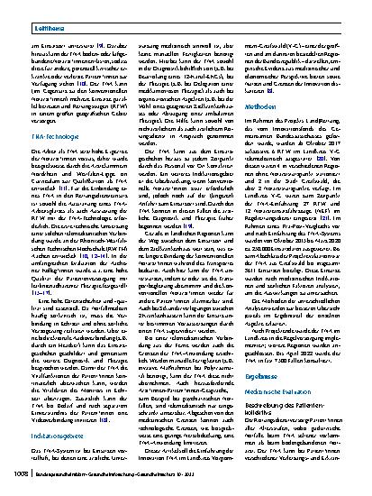 Vorschauseite 2: Ist das Telenotarzt-System eine sinnvolle Ergänzung im ländlichen Raum? – Eine Analyse aus medizinischer und ökonomischer Perspektive