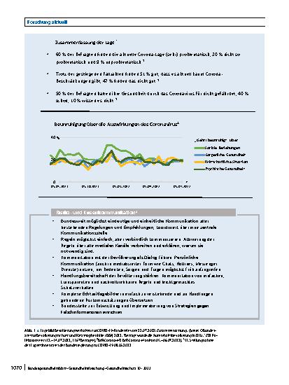 Vorschauseite 4: Lagebild Bevölkerungsverhalten für ein effektives Krisenmanagement