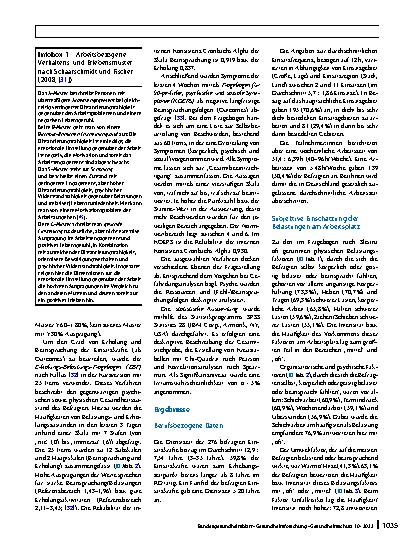 Vorschauseite 5: Psychische und körperliche Belastung im Rettungsdienst: Zusammenhang des arbeitsbezogenen Verhaltens und der Beanspruchungsfolgen
