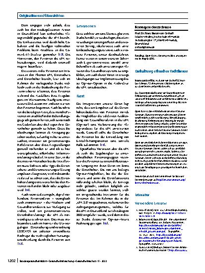 Vorschauseite 6: Patientengruppenspezifische Datenhoheitsbedürfnisse und Akzeptanz der elektronischen Patientenakte