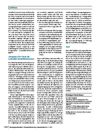Vorschauseite 5: Versorgernetzwerke für Menschen mit Seltenen Erkrankungen: Daten und Expertise bündeln