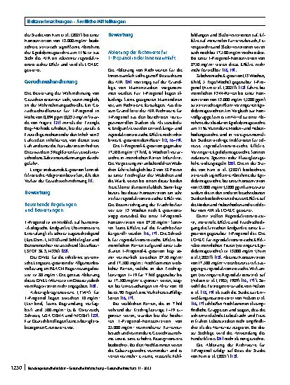 Vorschauseite 5: Richtwerte für 1-Propanol in der Innenraumluft