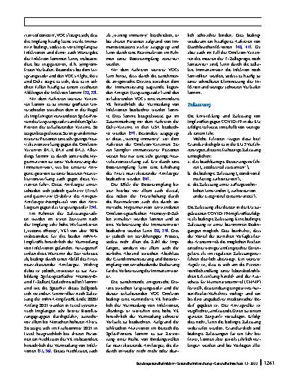 Vorschauseite 5: Übersicht über die in der EU zugelassenen COVID-19-Impfstoffe – von der Technologie über die klinische Prüfung zur Zulassung