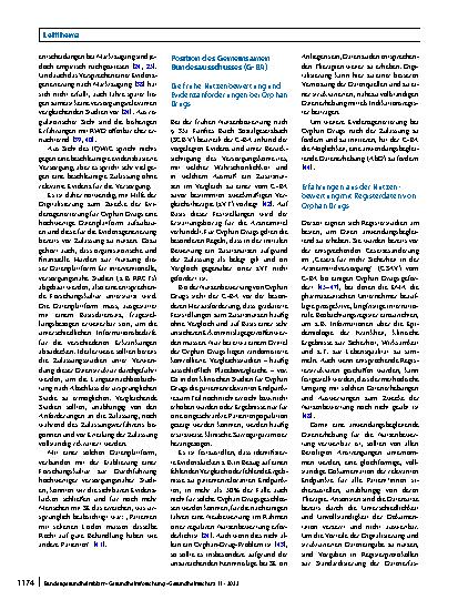 Vorschauseite 5: Evidenzbasierte Arzneimittelversorgung bei Seltenen Erkrankungen: die Rolle der Digitalisierung