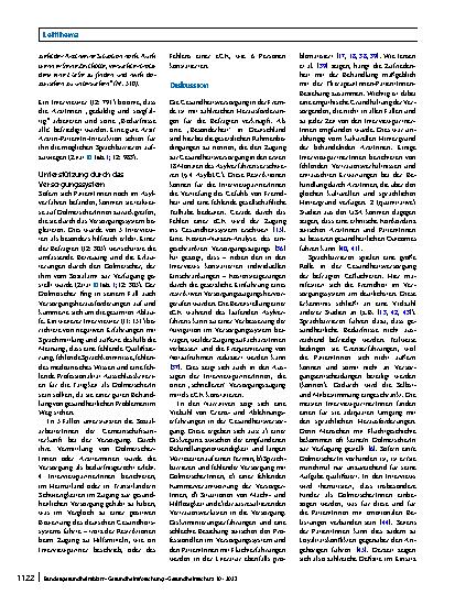 Vorschauseite 6: Erfahrungen von Menschen mit Fluchtgeschichte bei der Inanspruchnahme der Gesundheitsversorgung in Deutschland – Erkenntnisse einer qualitativen Studie