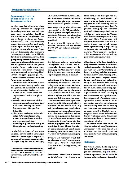 Vorschauseite 6: Strukturelle Diskriminierung und Rassismus in der Krankenhausversorgung: die Rolle ökonomischer Rahmenbedingungen in der interkulturellen Öffnung