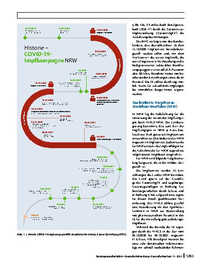 Vorschauseite 2: Umsetzung der COVID-19-Impfkampagne: Erfahrungen und Perspektiven aus Sicht der Kassenärztlichen Vereinigung Westfalen-Lippe (KVWL)