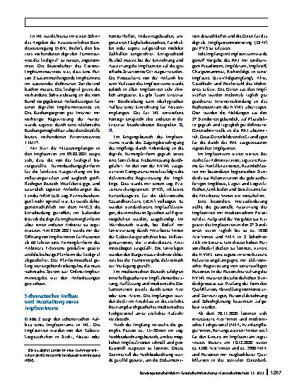 Vorschauseite 6: Umsetzung der COVID-19-Impfkampagne: Erfahrungen und Perspektiven aus Sicht der Kassenärztlichen Vereinigung Westfalen-Lippe (KVWL)