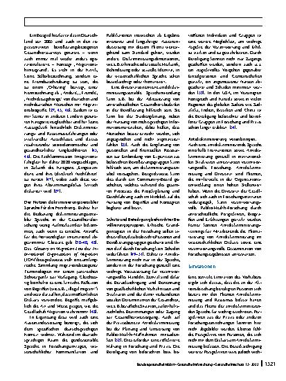 Vorschauseite 6: Diskriminierungssensible Sprache in der Forschung zu Migration und Gesundheit – eine Handreichung