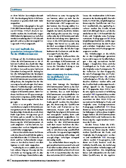 Vorschauseite 4: Bewertung klinischer Arzneimittelprüfungen durch Ethikkommissionen: Änderungen durch die neue EU-Verordnung 536/2014 (CTR) und nötige Harmonisierungsmaßnahmen