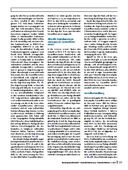 Vorschauseite 2: Das Reifegradmodell für den Öffentlichen Gesundheitsdienst – Ein Instrument zur Erfassung und Verbesserung des digitalen Reifegrades von deutschen Gesundheitsämtern