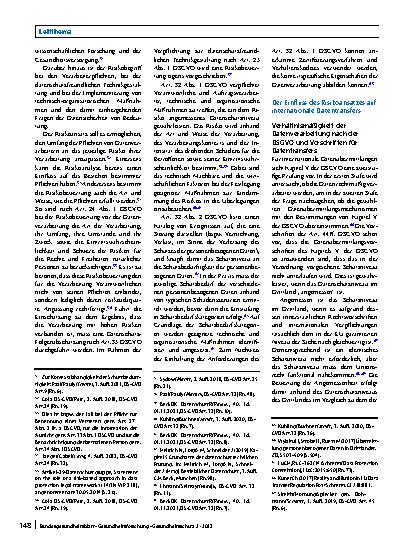 Vorschauseite 6: Schutz der Rechte und Freiheiten von Personen bei der Datenverarbeitung im Gesundheitsbereich: Der Risikoansatz der EU-Datenschutz-Grundverordnung (DGSVO)