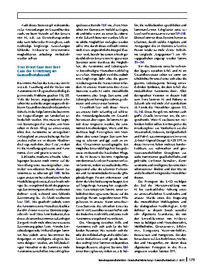 Vorschauseite 4: Künstliche Intelligenz und Ethik im Gesundheitswesen – Spagat oder Symbiose?