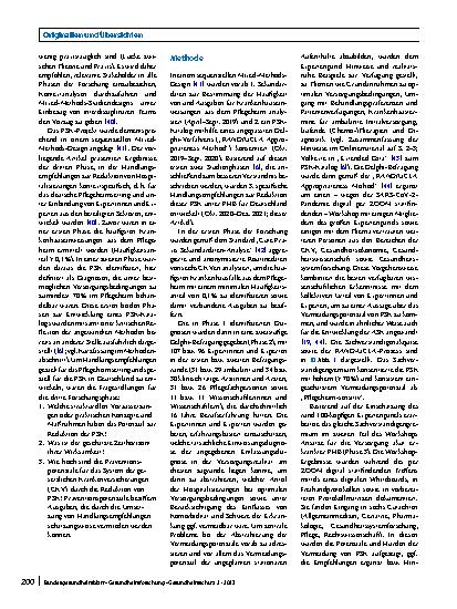 Vorschauseite 2: Pflegeheim-sensitive Krankenhausfälle und Ansätze zur Verringerung der Hospitalisierung von Pflegeheimbewohnerinnen und -bewohnern