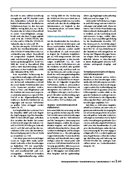 Vorschauseite 2: Altenund Pflegeheime – die COVID-19-Pandemie als Mahnung: Infektionshygienische Maßnahmen und Einflussfaktoren auf die Gesundheit der Bewohnenden