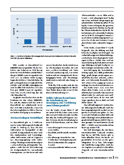 Vorschauseite 2: Schwangerschaftsabbruch in Deutschland: Gesetzeslage, Herausforderungen und aktuelle Entwicklungen unter Berücksichtigung der COVID-19-Pandemie