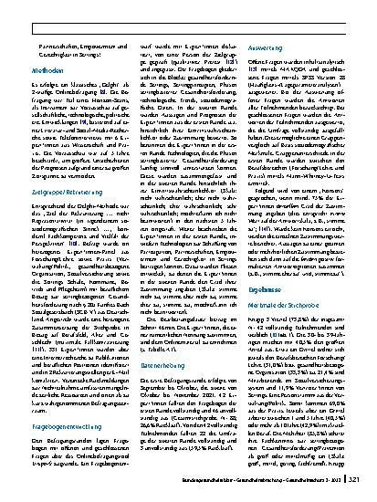 Vorschauseite 2: Zukunftstrends und Einsatzmöglichkeiten digitaler Technologien in der settingbezogenen Prävention und Gesundheitsförderung – eine Delphi-Befragung