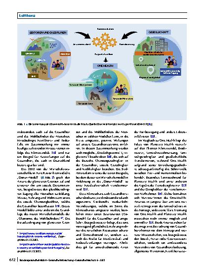 Vorschauseite 4: Die Bedeutung der Konzepte One Health und Planetary Health für die Umweltmedizin im 21. Jahrhundert