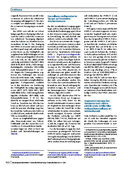 Vorschauseite 5: Therapierelevante Antibiotikaresistenzen im One-Health-Kontext