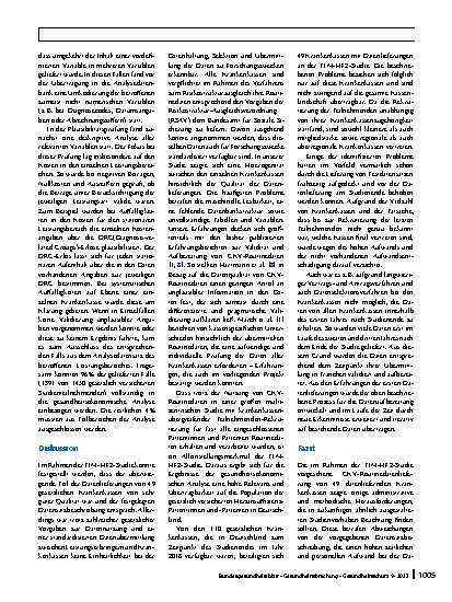 Vorschauseite 6: Nutzung von Routinedaten unterschiedlicher gesetzlicher Krankenkassen: Ein Erfahrungsbericht aus der TIM-HF2-Studie zur Datenerschließung, -validierung und -aufbereitung