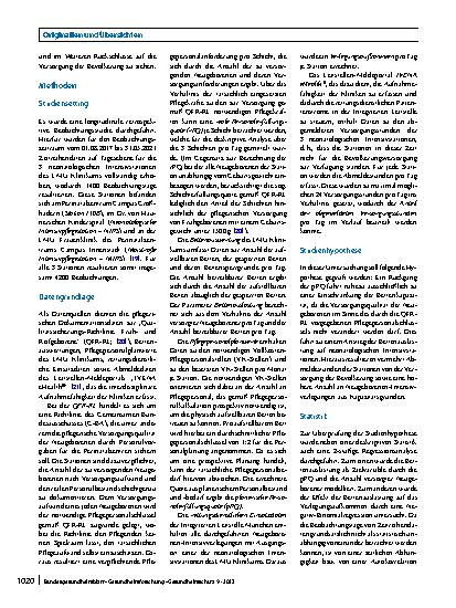 Vorschauseite 2: Gefährdet der Pflegepersonalmangel auf neonatologischen Intensivstationen die Versorgungssicherheit Neugeborener?