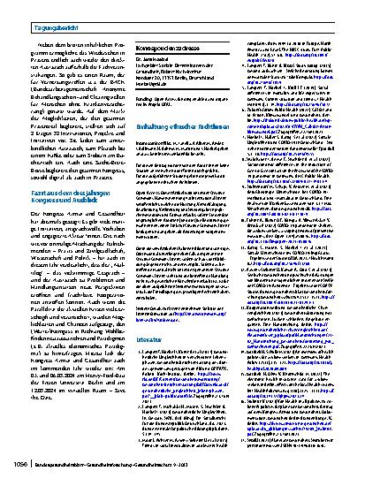 Vorschauseite 6: „Gemeinsam Wandel gestalten“: Tagungsbericht vom Kongress Armut und Gesundheit 2023