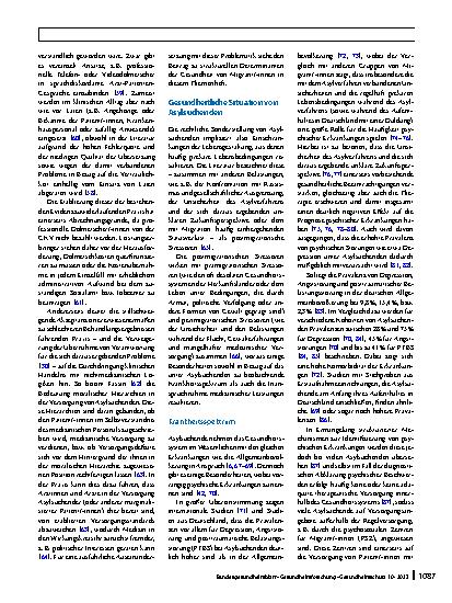 Vorschauseite 5: Determinanten der Gesundheit und medizinischen Versorgung von Asylsuchenden in Deutschland