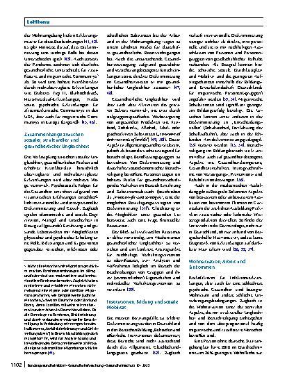 Vorschauseite 4: Rassismus und Diskriminierung im Kontext gesundheitlicher Ungleichheit – ein narratives Review